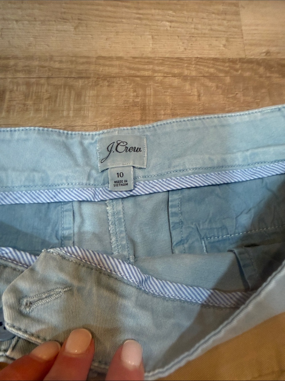 J. Crew Cotton Chino Shorts, 7 inch inseams, 3 pairs Size 10 - Picture 4 of 10